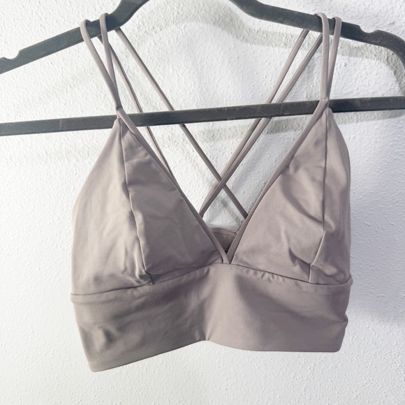 lululemon athletica Other - lululemon athletica  pushing limits Strappy Sports Bra - light purple size 8